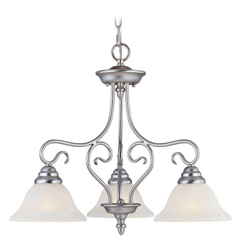 Coronado 3 Light 24 inch Brushed Nickel Chandelier Ceiling Light