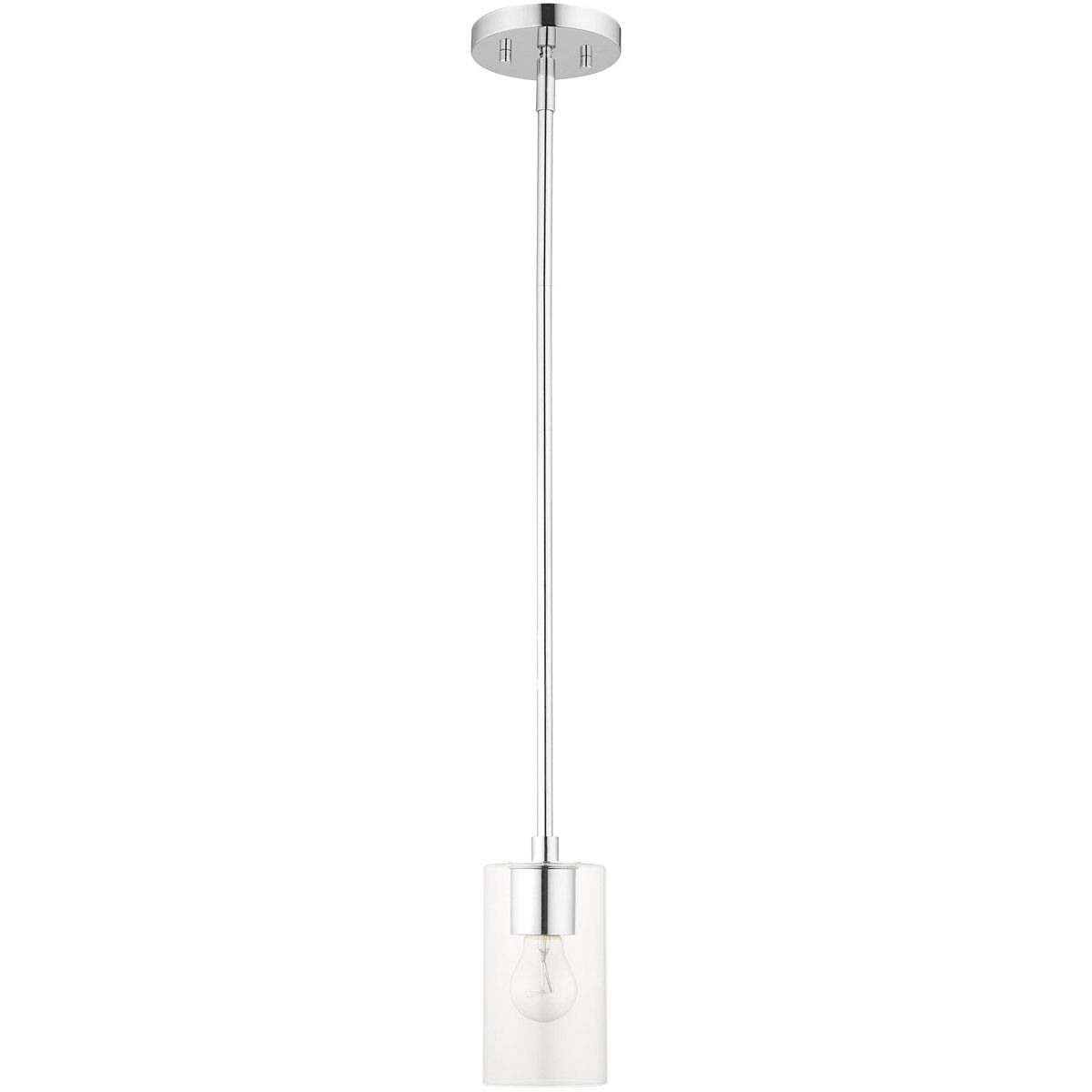 Zurich 1 Light 5 inch Polished Chrome Pendant Ceiling Light