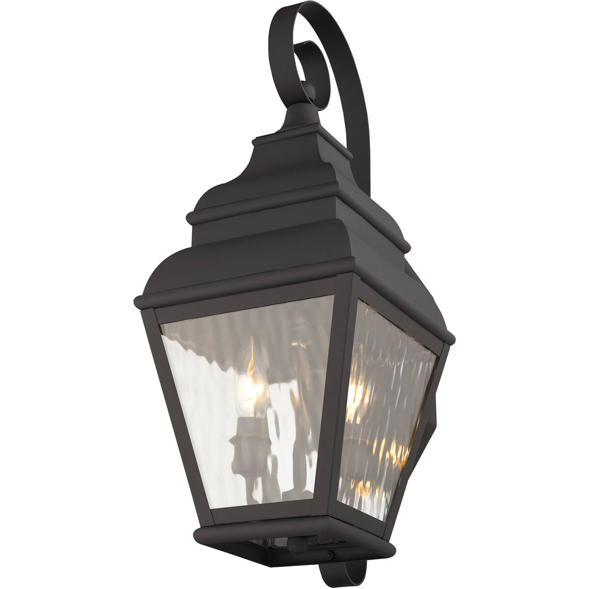 Exeter 2 Light 22 inch Bronze Outdoor Wall Lantern