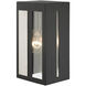 Lafayette 1 Light 9 inch Black Outdoor ADA Wall Lantern