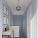 Geometric 1 Light 13 inch Scandinavian Gray Mini Pendant Ceiling Light