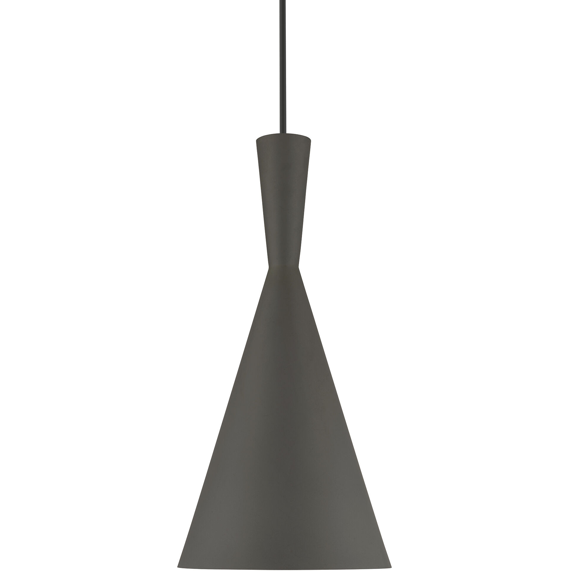 Waldorf 1 Light 7.25 inch Bronze with Antique Brass Finish Accents Pendant Ceiling Light in Bronze with Antique Brass Accent