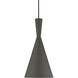Waldorf 1 Light 7.25 inch Bronze with Antique Brass Finish Accents Pendant Ceiling Light in Bronze with Antique Brass Accent