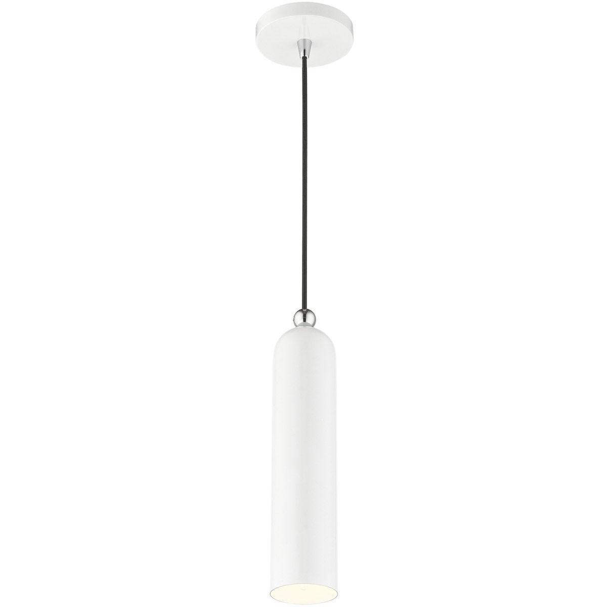 Ardmore 1 Light 5.13 inch Shiny White Pendant Ceiling Light