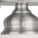 Essex 1 Light 6.25 inch Brushed Nickel Semi-Flush Ceiling Light