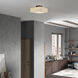 Summit 4 Light 15 inch Bronze Semi Flush Mount Ceiling Light, Large