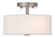 Meridian 2 Light 11.00 inch Semi-Flush Mount