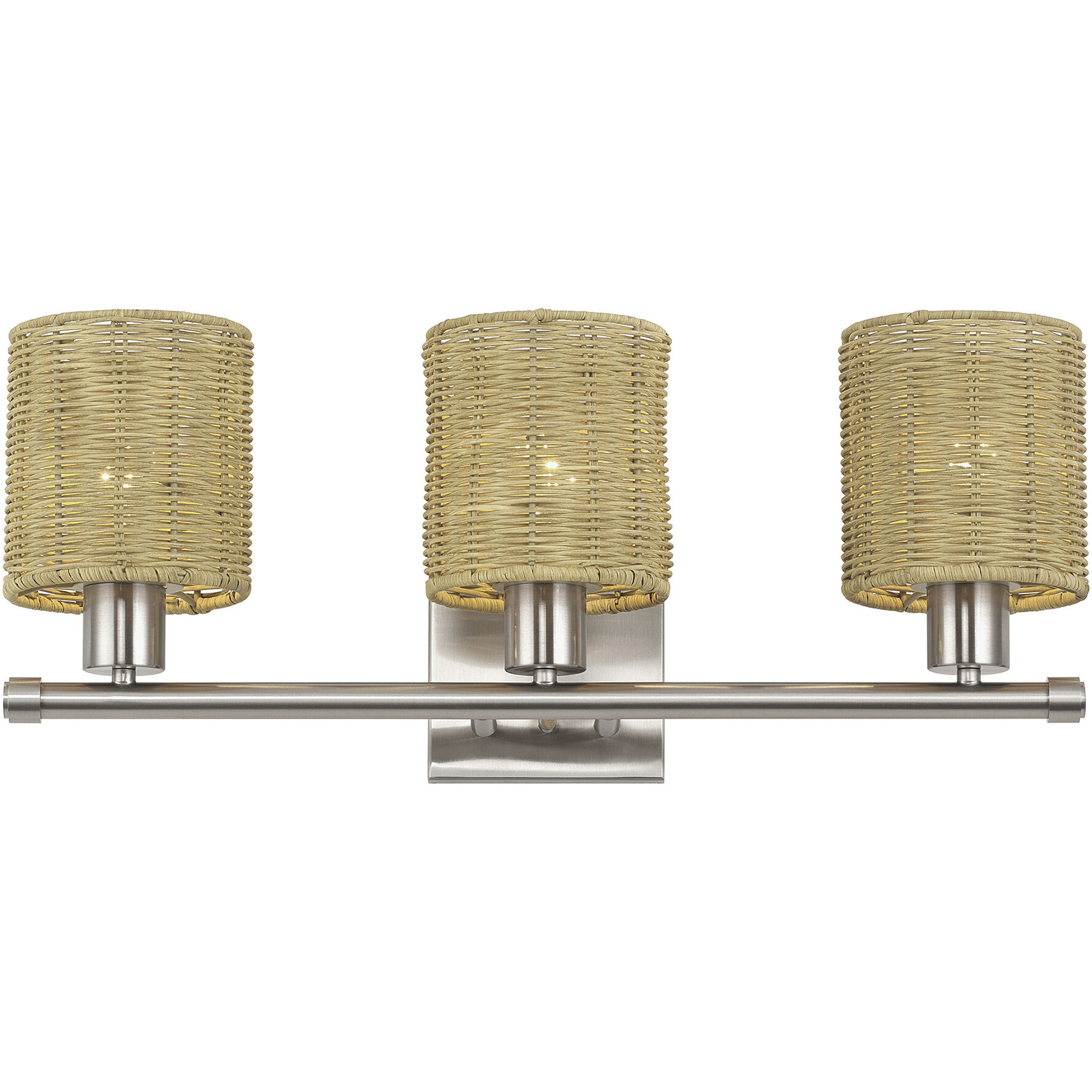 Weavington 3 Light 23.5 inch Brushed Nickel Vanity Wall Sconce Wall Light
