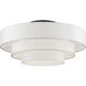 Manorwood 5 Light 28 inch Bronze Semi-Flush Ceiling Light