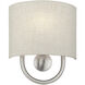 Stratton 1 Light 9 inch Brushed Nickel ADA Wall Sconce Wall Light