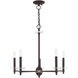 Bennington 5 Light 25 inch Bronze Chandelier Ceiling Light