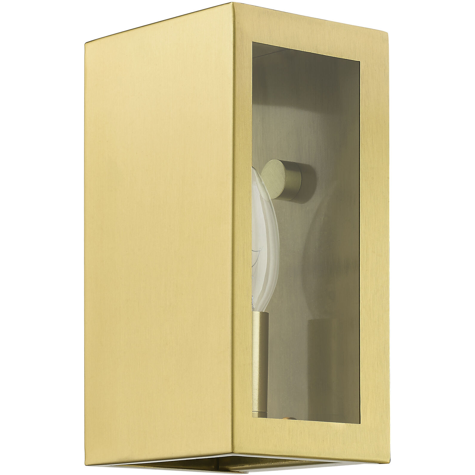 Winfield 1 Light 9 inch Satin Gold Outdoor Small Sconce, Small