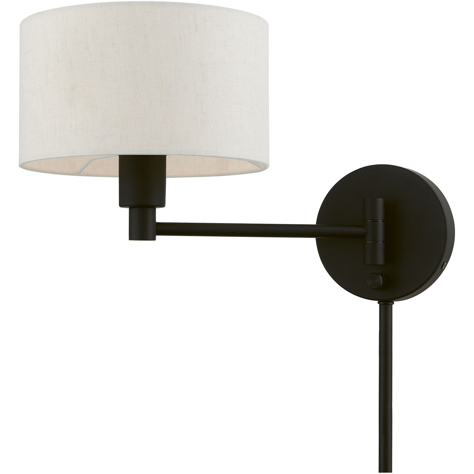Allison 15 inch 60.00 watt Black Swing Arm Wall Lamp Wall Light