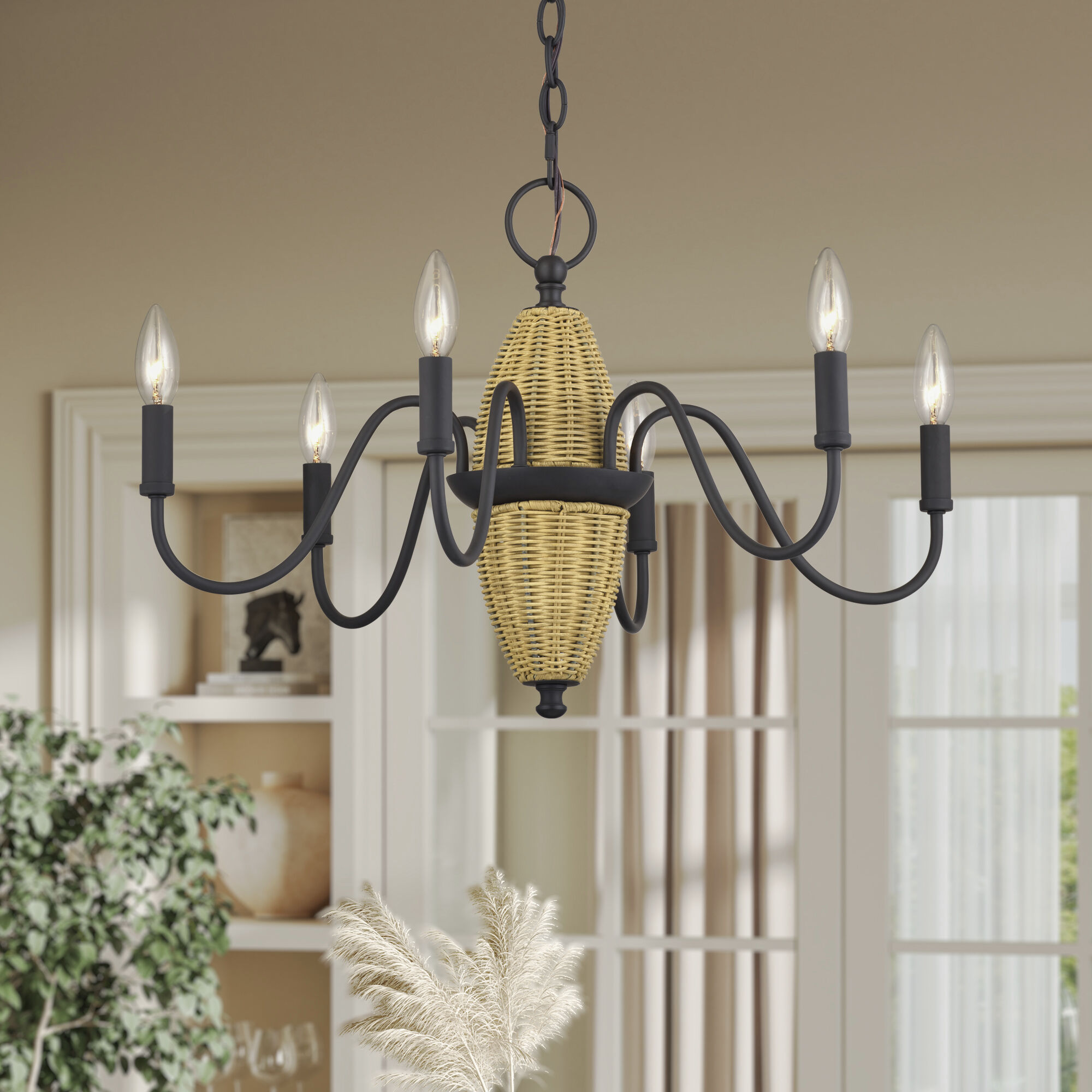 Laurelin 6 Light 24 inch Bronze Chandelier Ceiling Light