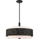 Noria 5 Light 24 inch Black Chandelier Ceiling Light