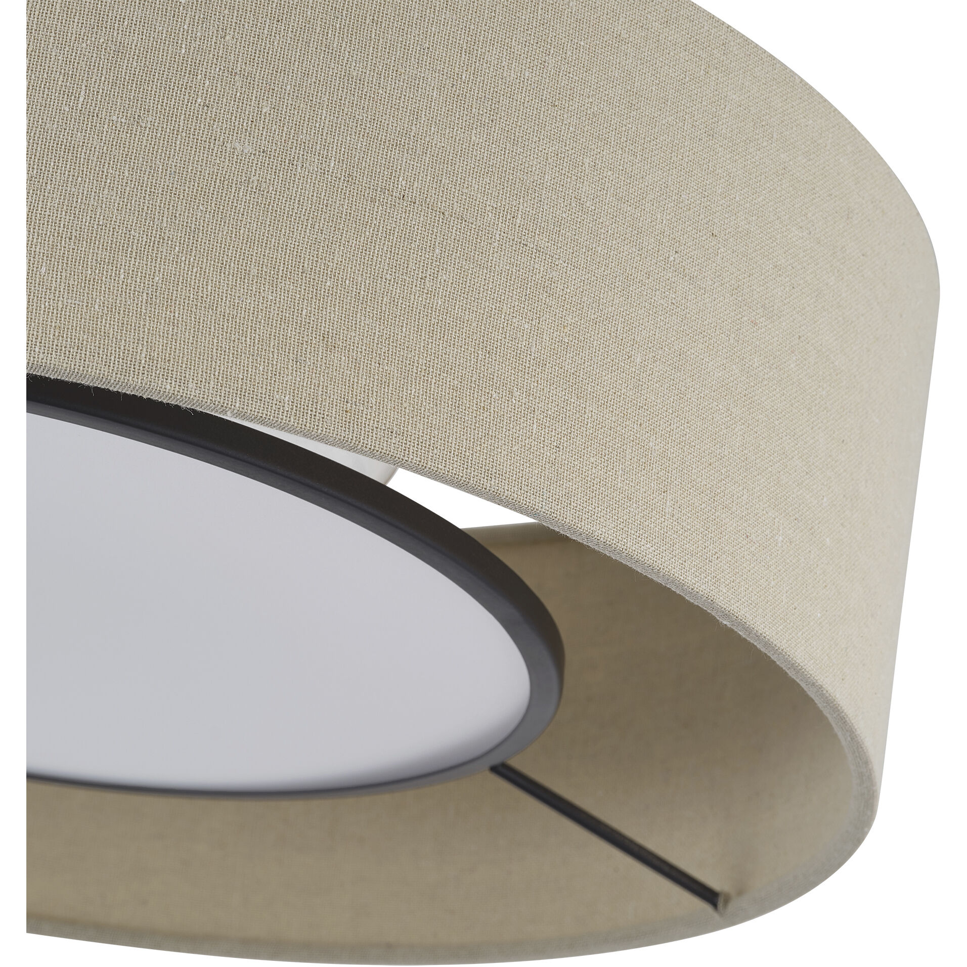 Ellsworth 3 Light 17 inch Bronze Semi Flush Mount Ceiling Light, Large