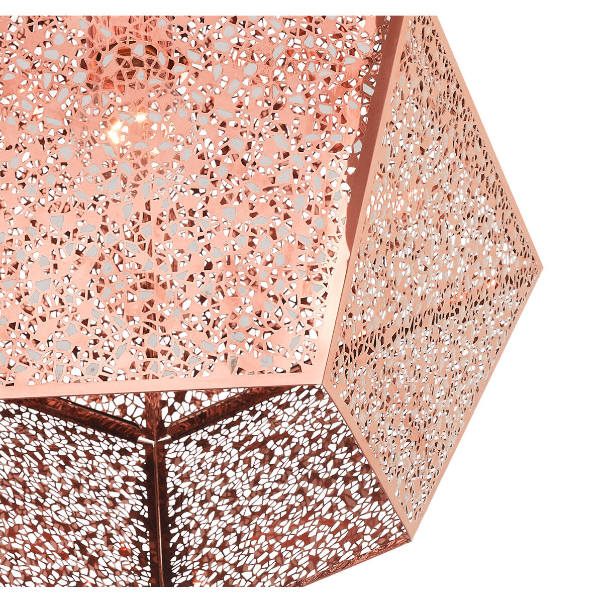 Aberdeen 1 Light 15 inch Rose Gold Pendant Ceiling Light