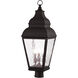 Exeter 3 Light 29.5 inch Bronze Outdoor Post Top Lantern