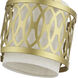 Vistaview 1 Light 7.25 inch Soft Gold Mini Pendant Ceiling Light