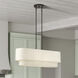 Manorwood 4 Light 10 inch English Bronze Large Linear Chandelier Ceiling Light, Large
