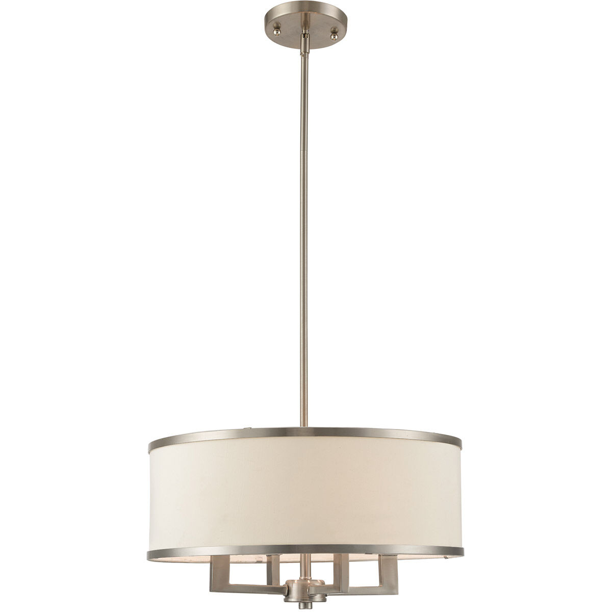 Park Ridge 4 Light 18 inch Brushed Nickel Chandelier Ceiling Light
