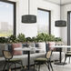 Weavington 3 Light 18 inch Black Pendant Chandelier Ceiling Light