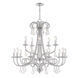 Daphne 15 Light 36 inch Polished Chrome Foyer Chandelier Ceiling Light