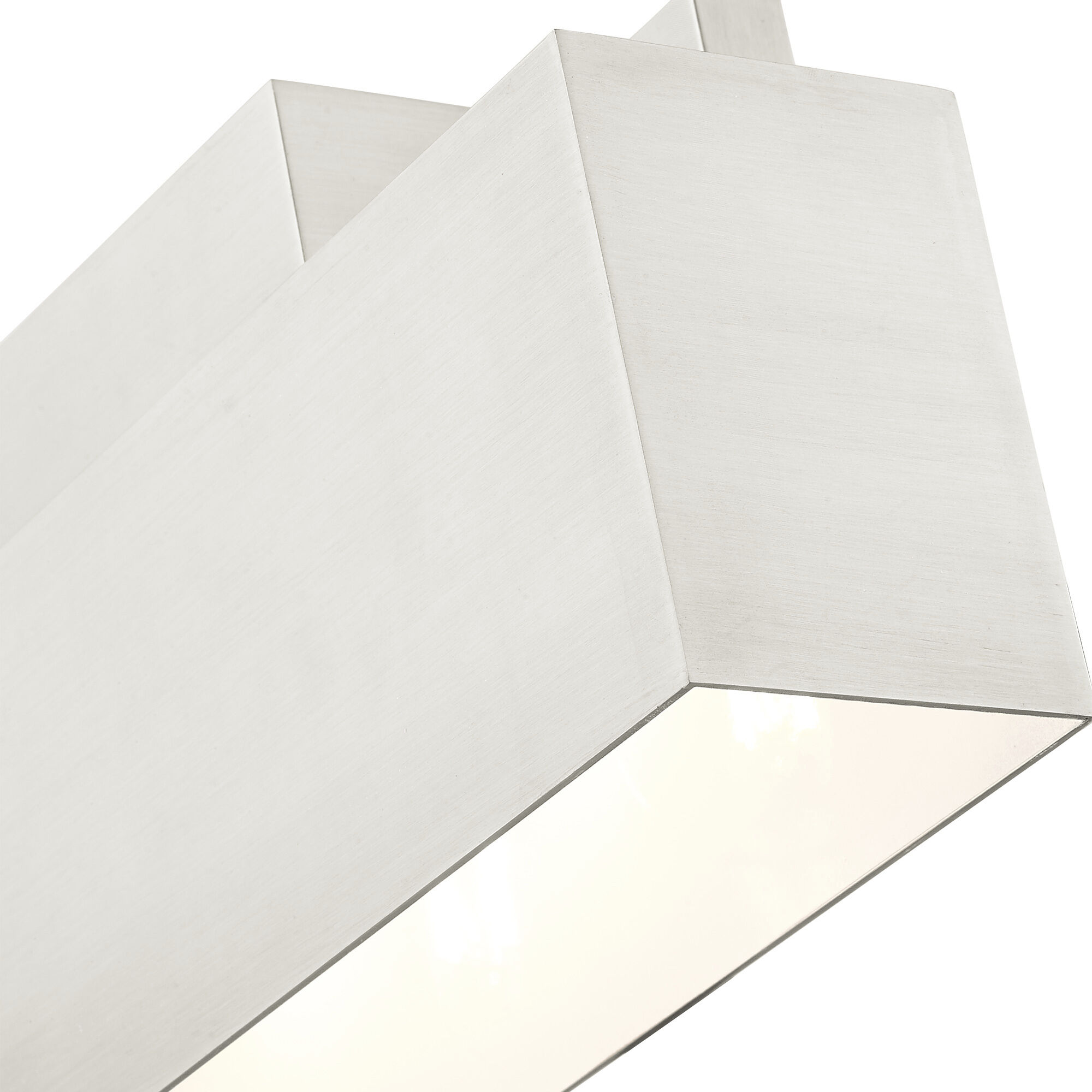 Lynx 2 Light 7 inch Brushed Nickel Outdoor ADA Wall Sconce