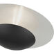 Ventura 2 Light 15 inch Black with Brushed Nickel Reflector Backplate Semi-Flush/Wall Sconce Ceiling Light, Large