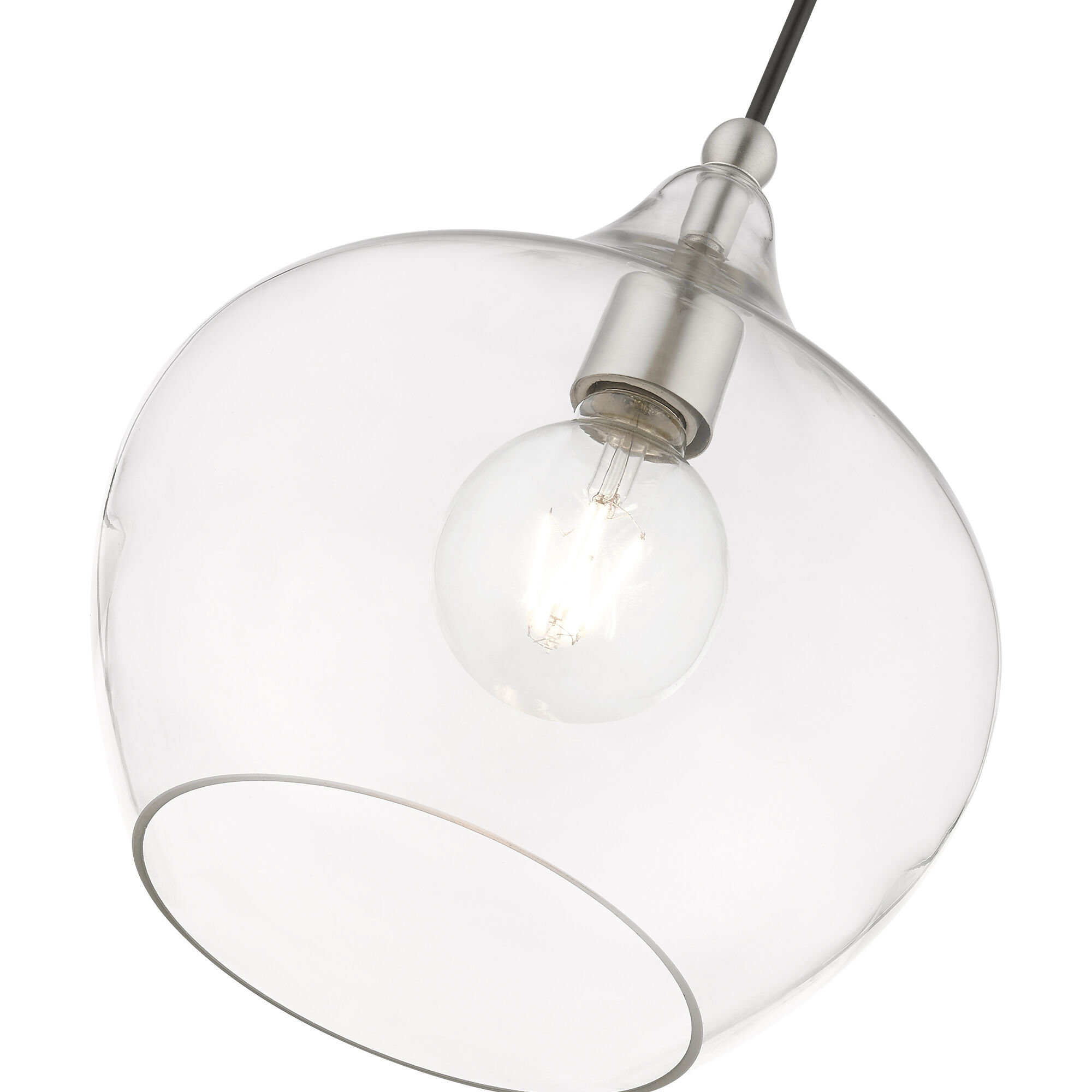 Aldrich 1 Light 10 inch Brushed Nickel Pendant Ceiling Light