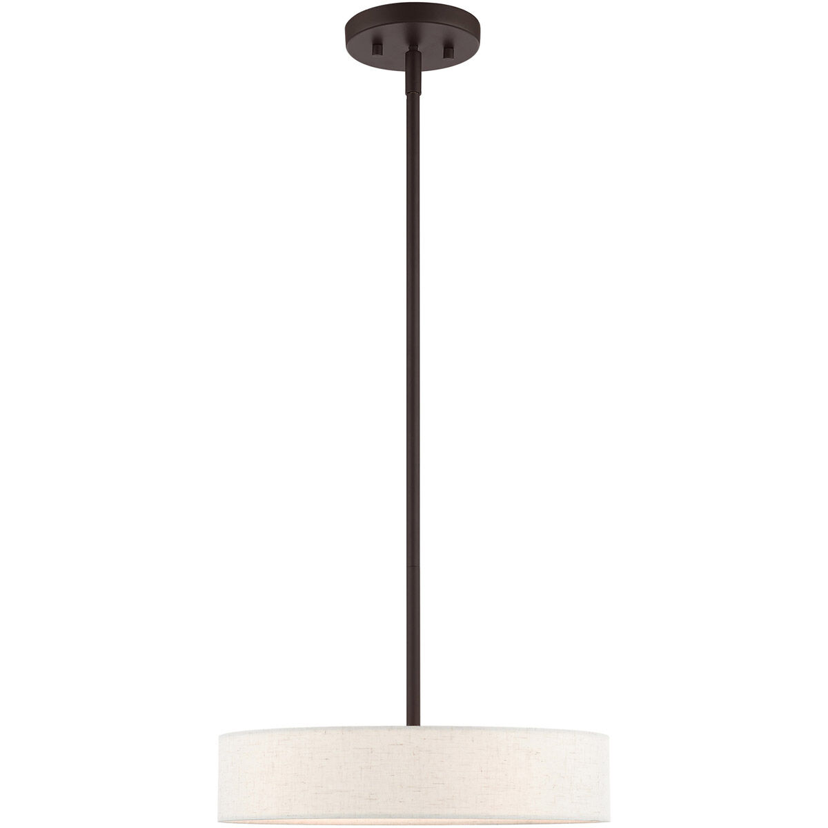 Venlo 4 Light 14 inch Bronze with Antique Brass Accents Pendant Ceiling Light