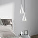 Allison 1 Light 6.25 inch Brushed Aluminum Mini Pendant Ceiling Light