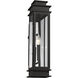 Princeton 1 Light 20.25 inch Black Outdoor Wall Lantern