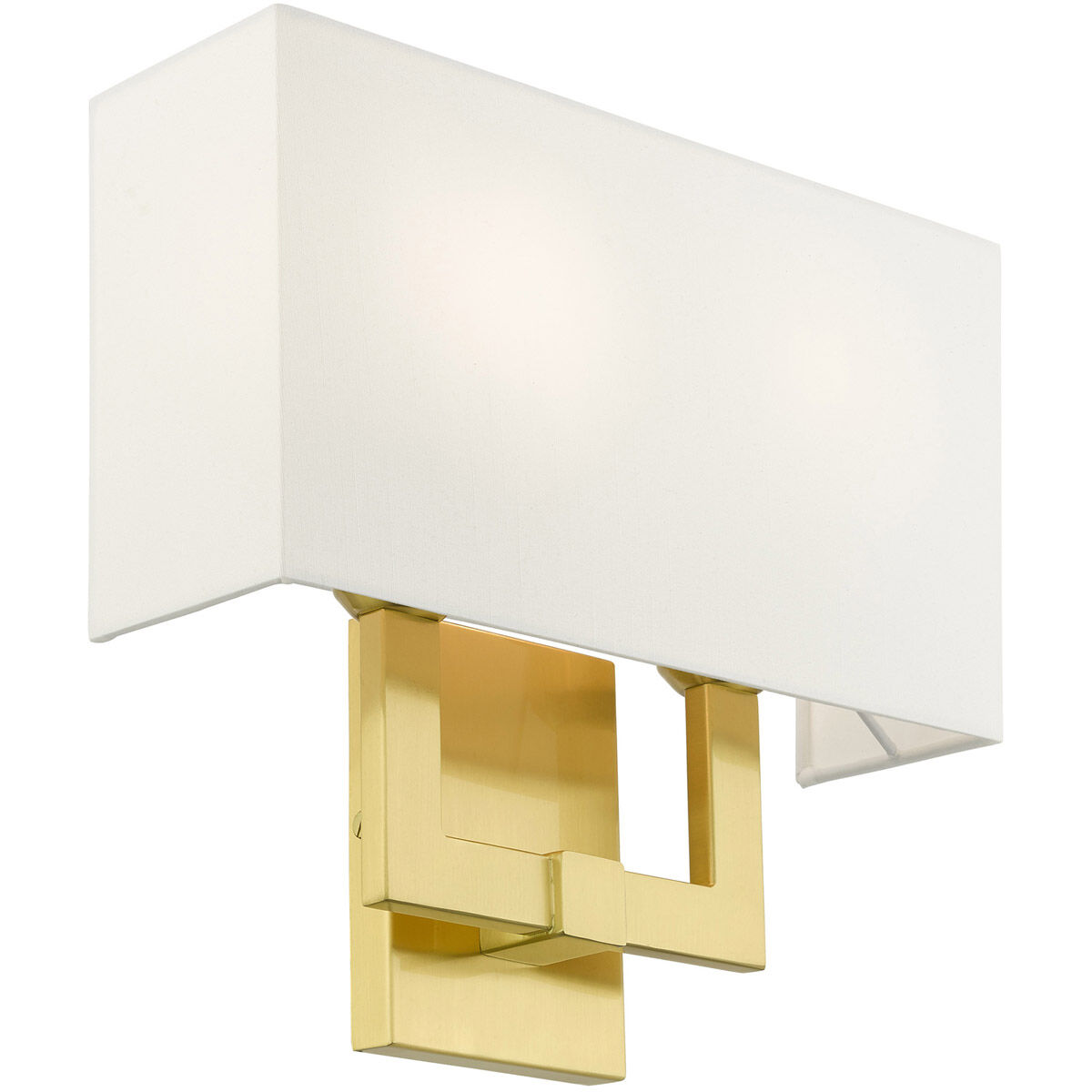 Meridian 2 Light 13 inch Satin Brass ADA ADA Sconce Wall Light
