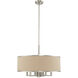 Park Ridge 7 Light 24 inch Brushed Nickel Pendant Chandelier Ceiling Light