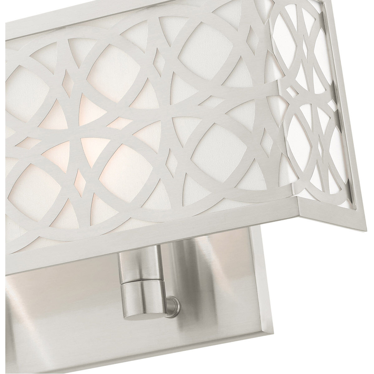 Calinda 2 Light 15 inch Brushed Nickel ADA ADA Double Sconce Wall Light