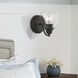 Montgomery 1 Light 5 inch Black Vanity Sconce Wall Light