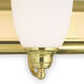 Springfield 6 Light 48 inch Polished Brass Bath Vanity Wall Light
