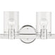 Munich 2 Light 14.5 inch Polished Chrome Vanity Sconce Wall Light