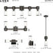 Quincy 1 Light 4.75 inch Black Chrome ADA Wall Sconce Wall Light