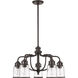 Lawrenceville 5 Light 24 inch Bronze Dinette Chandelier Ceiling Light