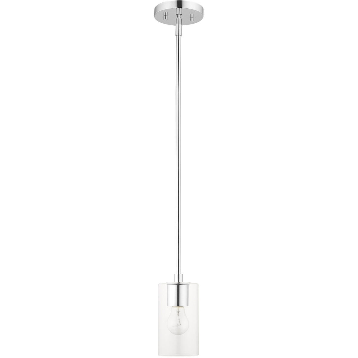 Zurich 1 Light 5 inch Polished Chrome Pendant Ceiling Light