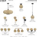 Summervine 3 Light 23.5 inch Bronze Vanity Wall Sconce Wall Light