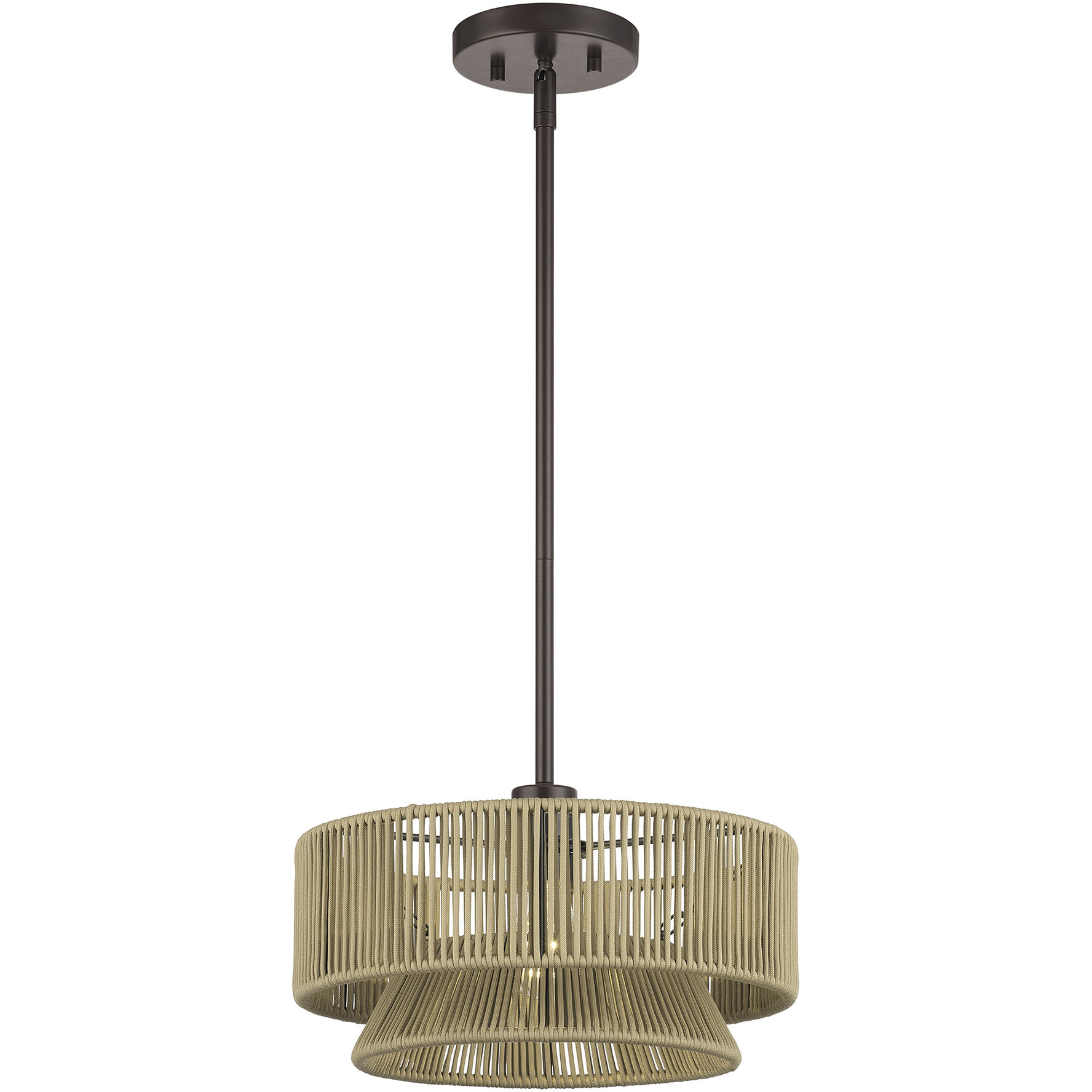 Florell 1 Light 13 inch English Bronze Pendant Ceiling Light