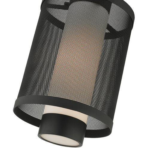 Nottingham 1 Light 9 inch Textured Black Outdoor Pendant Lantern