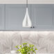 Allison 1 Light 6.25 inch Brushed Aluminum Mini Pendant Ceiling Light