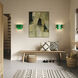 Springview 1 Light 11 inch Shiny Apple Green ADA ADA Sconce Wall Light