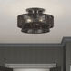 Florell 3 Light 15 inch English Bronze Semi Flush Mount Ceiling Light, Large