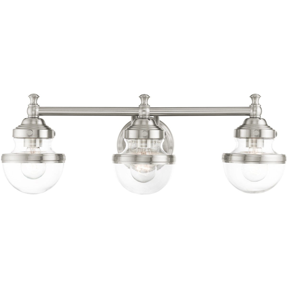 Oldwick 3 Light 24 inch Brushed Nickel Vanity Sconce Wall Light