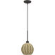 Summervine 1 Light 8 inch Bronze Pendant Ceiling Light, Mini Globe